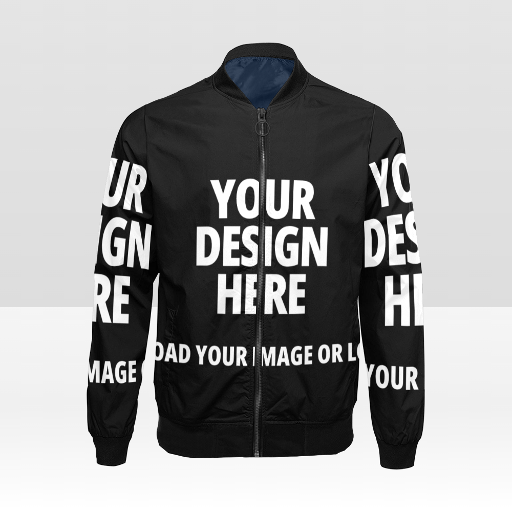 Men's All Over Print Bomber Jacket