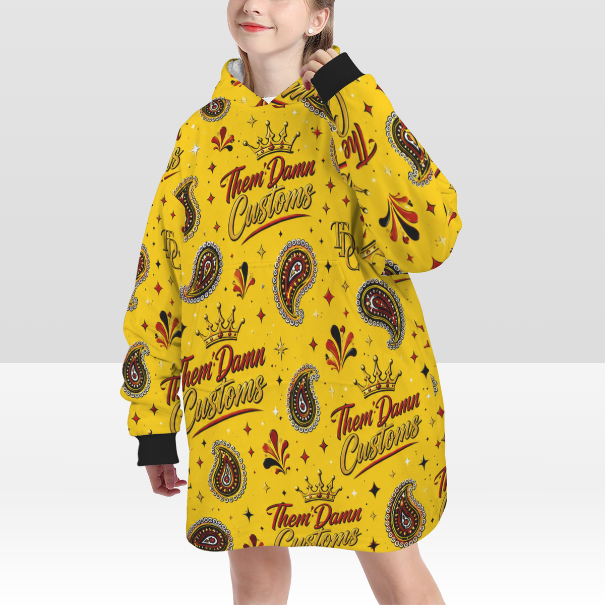 Blanket Hoodie for Big Kids