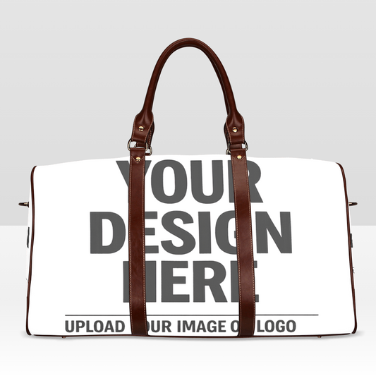 Waterproof Travel Bag (Brown Handle)