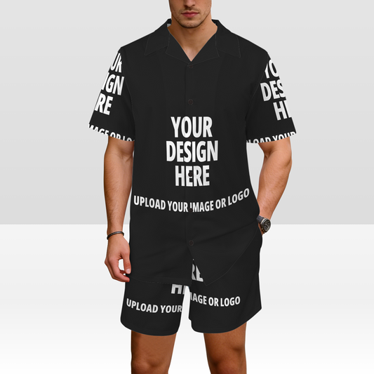 Men's Hawaiian Shirt & Shorts Set