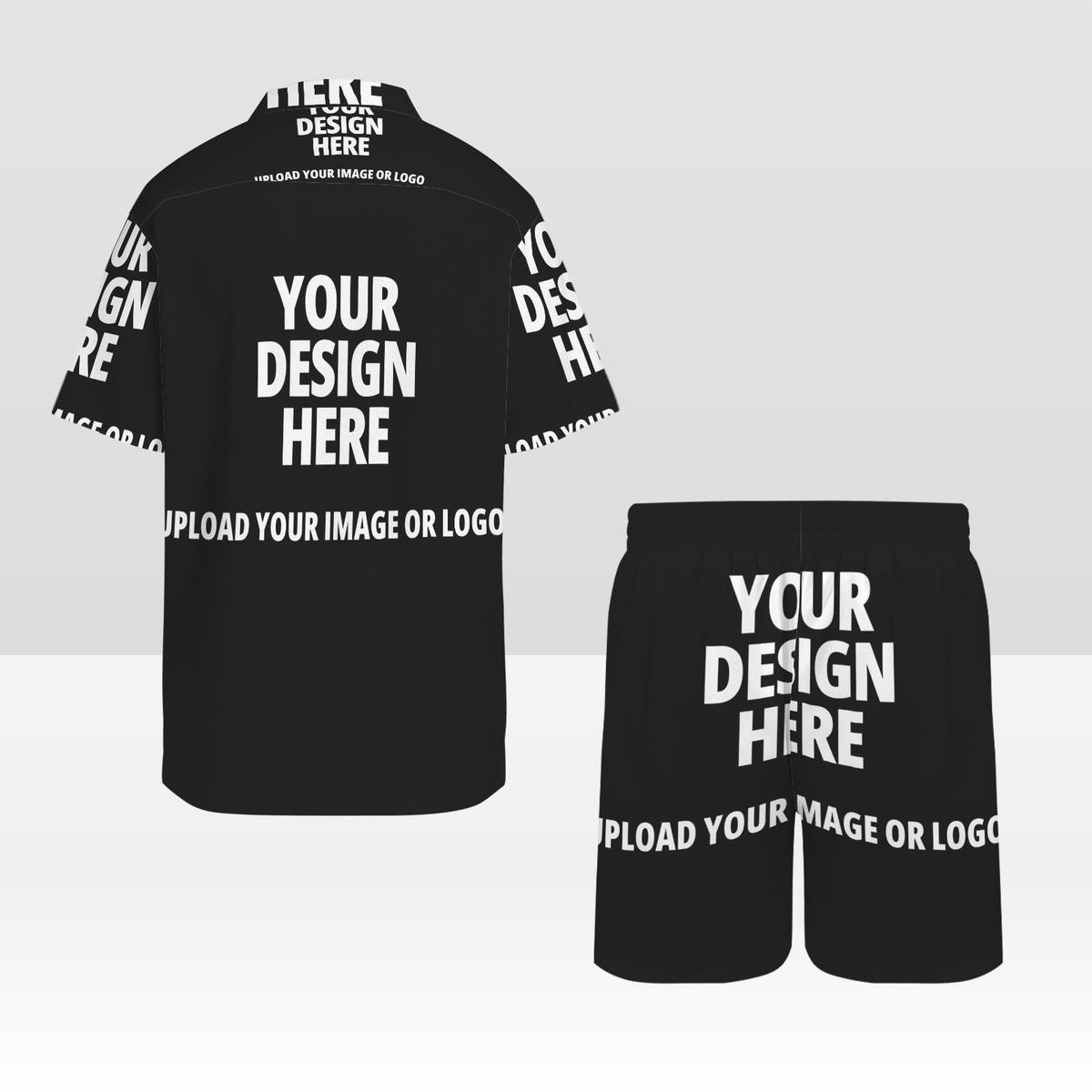 Men's Hawaiian Shirt & Shorts Set
