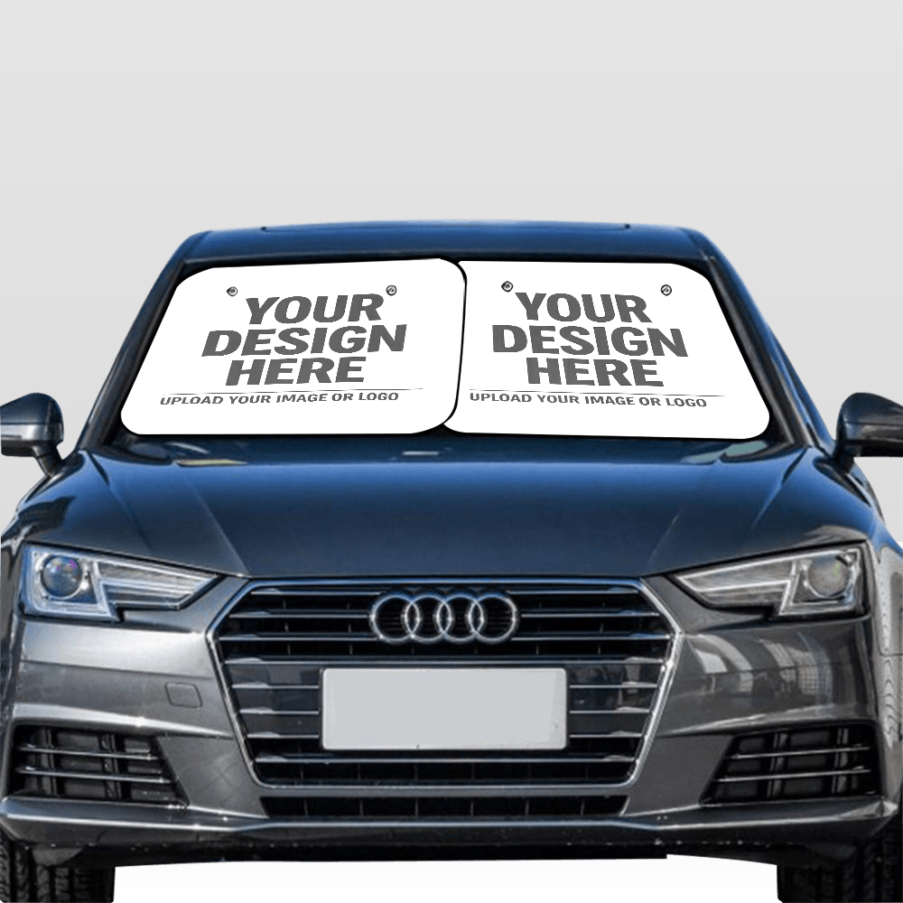 Custom Car Sunshade 28"x28"(2 piece)