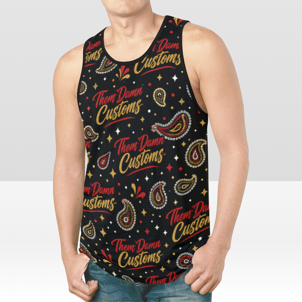Men's All Over Print Tank Top