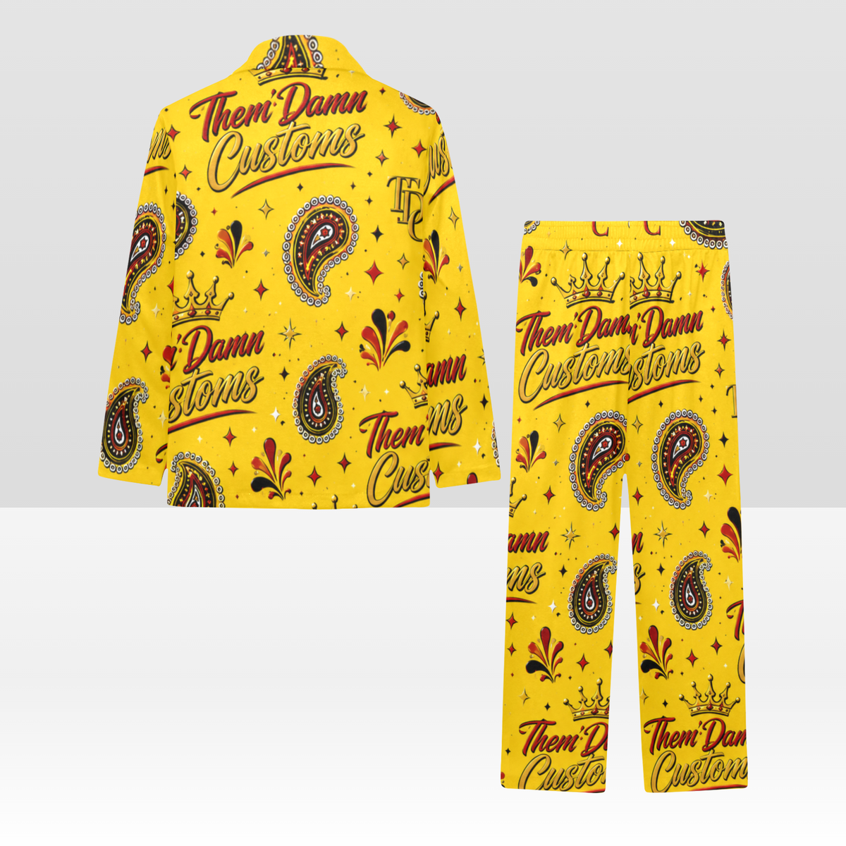 Little Kids V-Neck Long Pajama Set