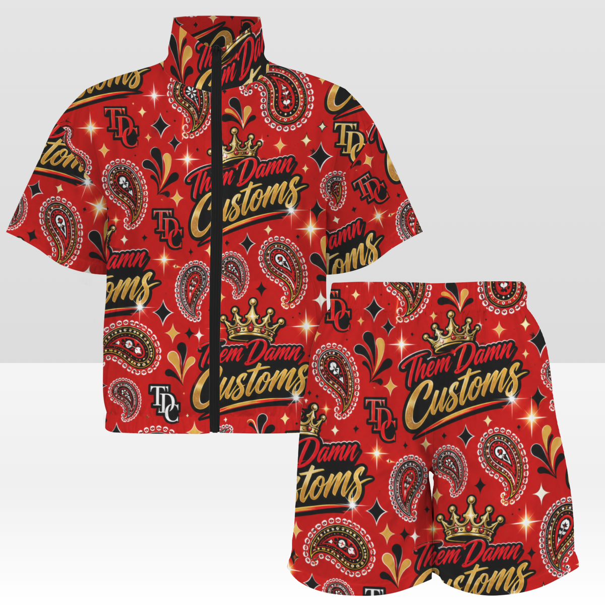 Women's 2-Piece Windbreaker Short Set