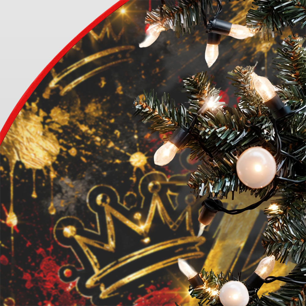 Thin Christmas Tree Skirt 36"x36"