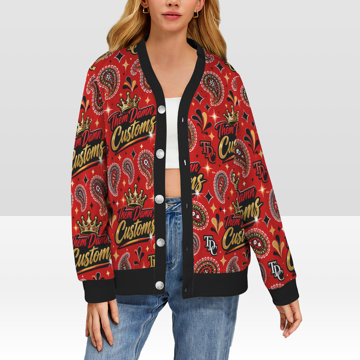 Women's Ribbed Cardigan