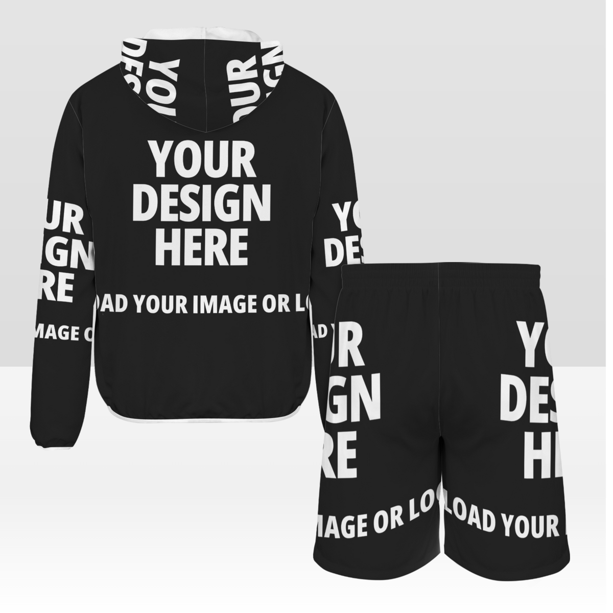 Men's Lightweight Sun Hoodie & Shorts Set