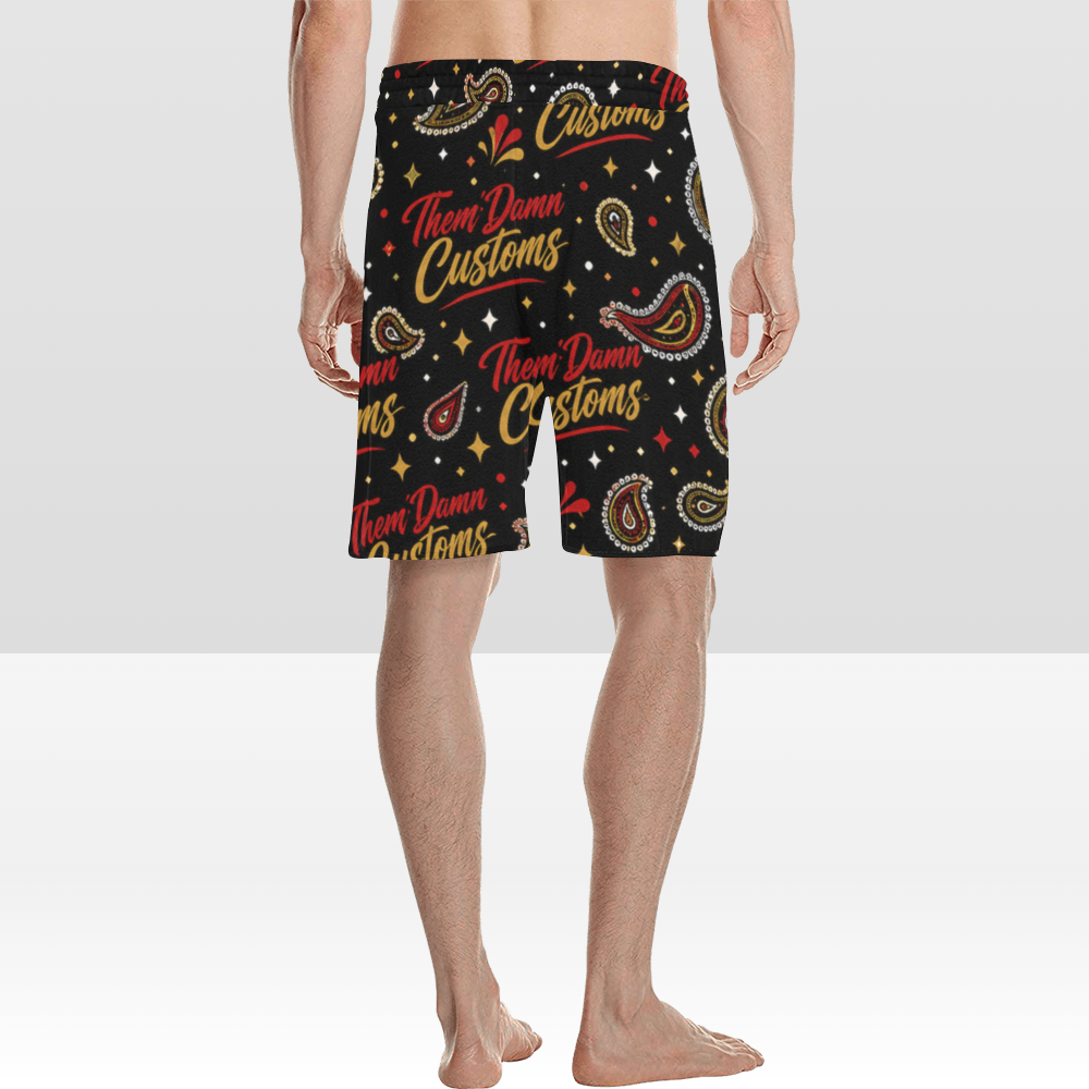 Men's All Over Print Casual Shorts