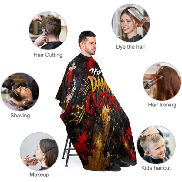 Custom Design Adult Barber Apron