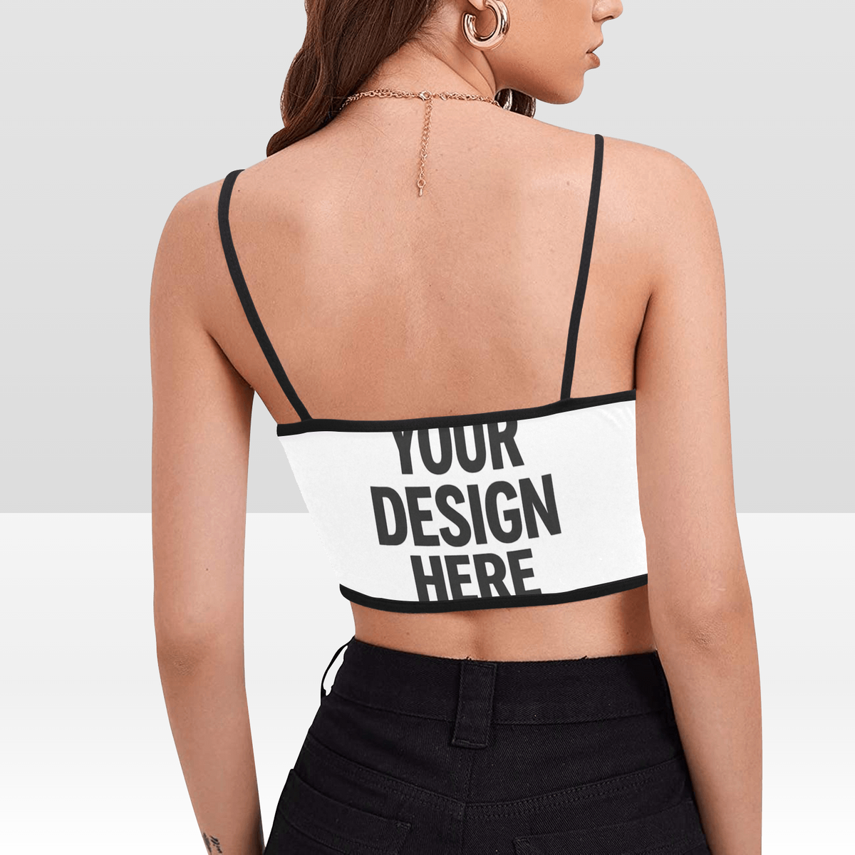 Women's Spaghetti Strap Crop Top