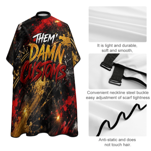 Custom Design Adult Barber Apron