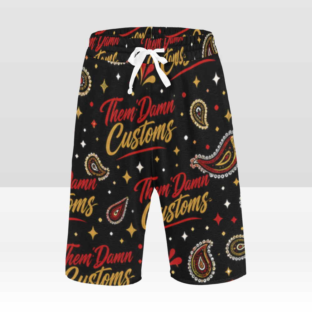 Men's All Over Print Casual Shorts