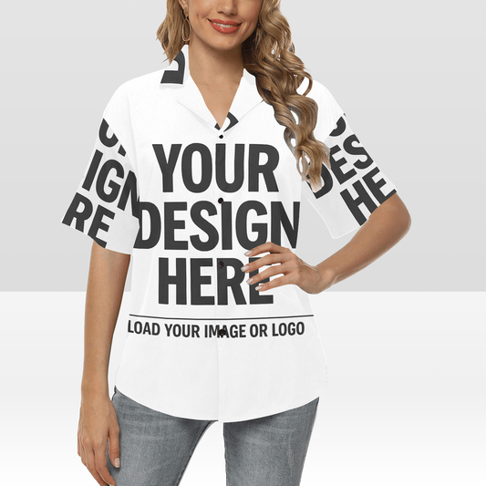 All Over Print Hawaiian Shirt for Women
