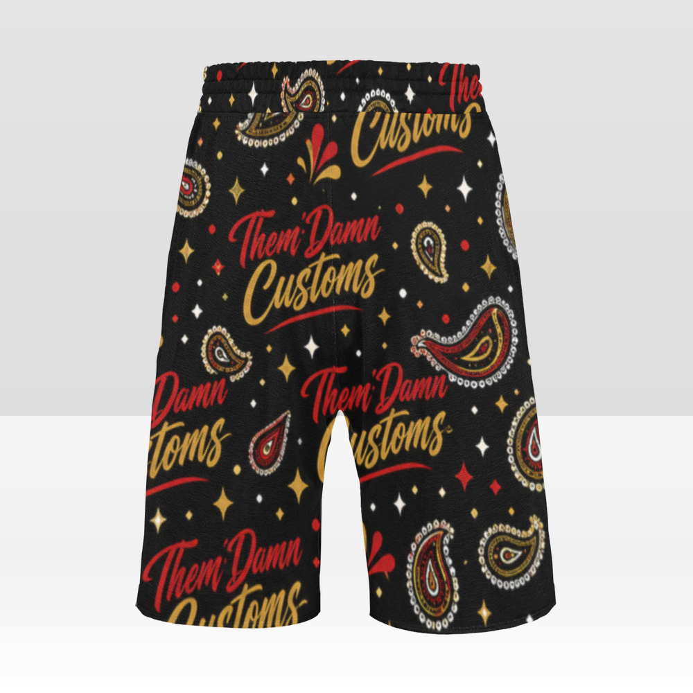 Men's All Over Print Casual Shorts