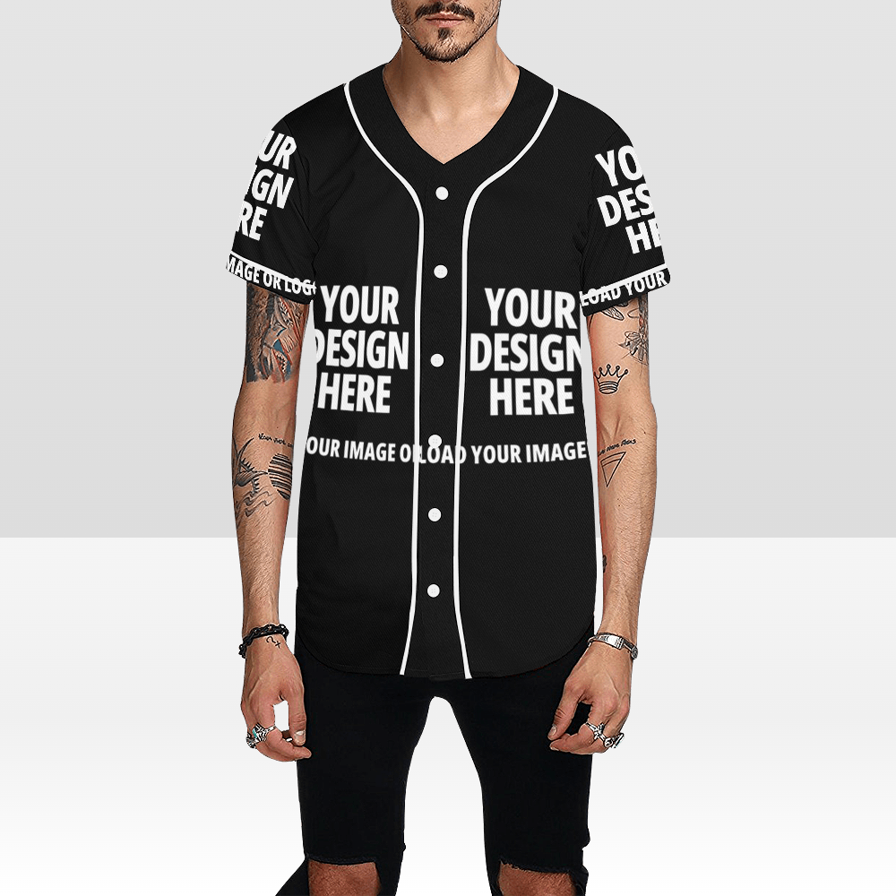 Men's All Over Print Baseball Jersey