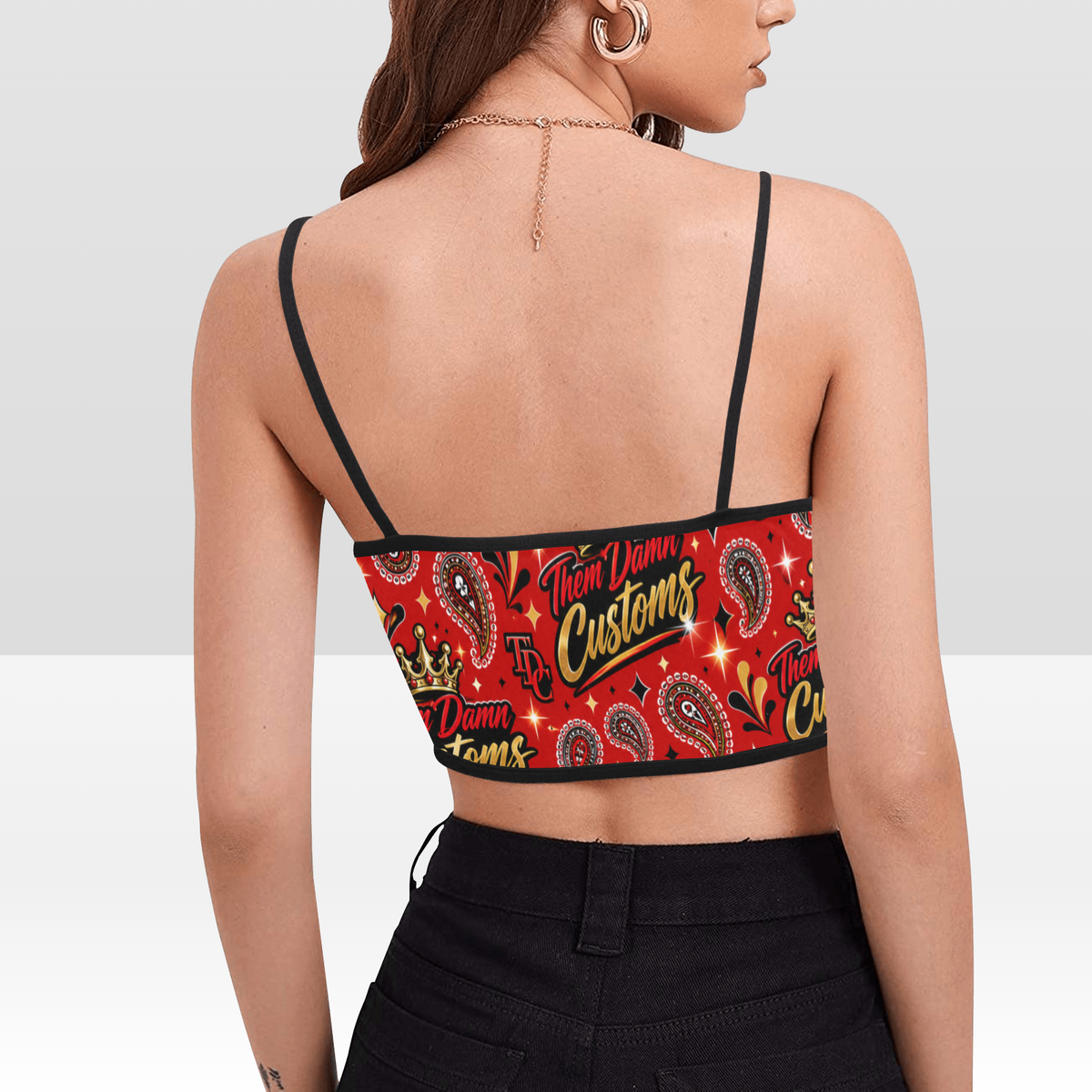 Women's Spaghetti Strap Crop Top