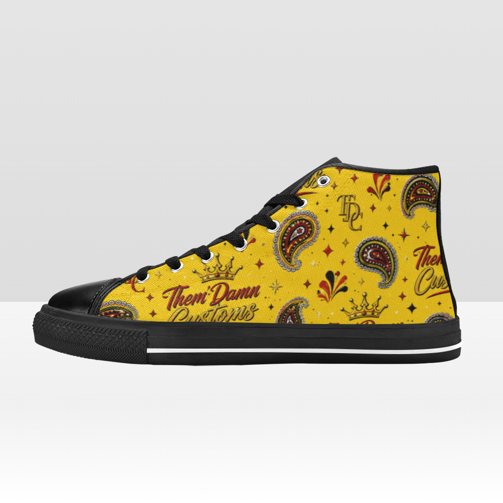 Kids' High Top Canvas Shoes