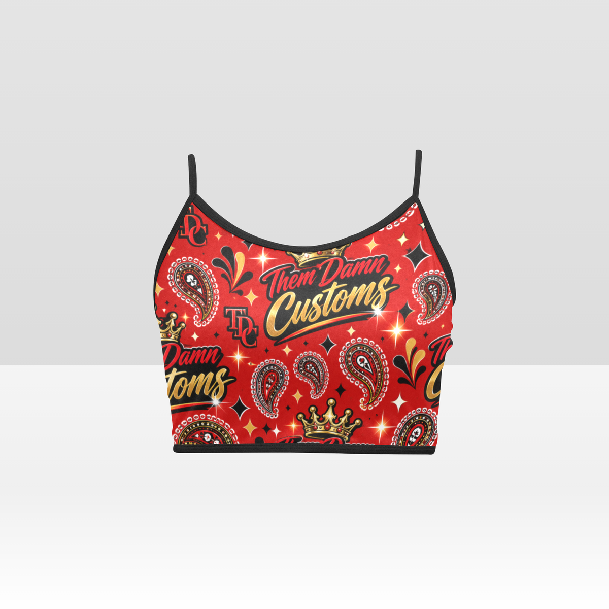 Women's Spaghetti Strap Crop Top