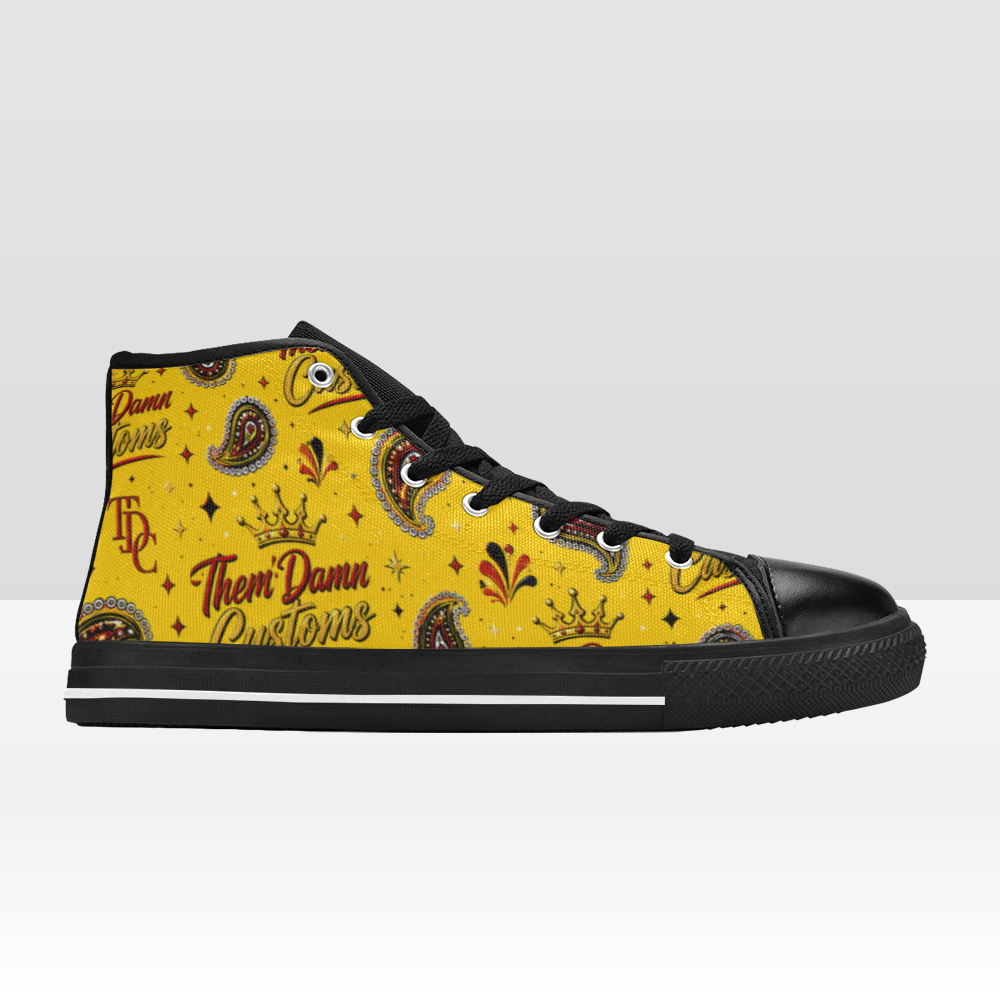 Kids' High Top Canvas Shoes