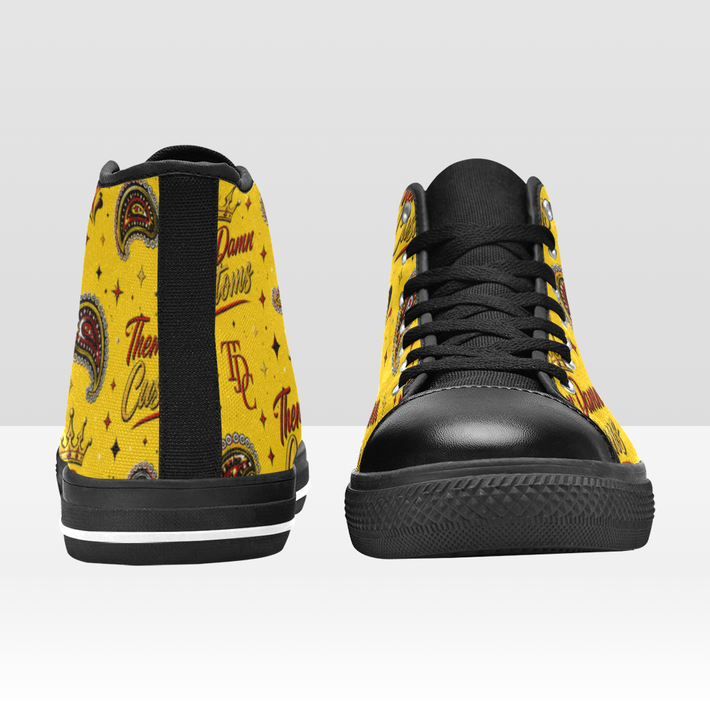 Kids' High Top Canvas Shoes