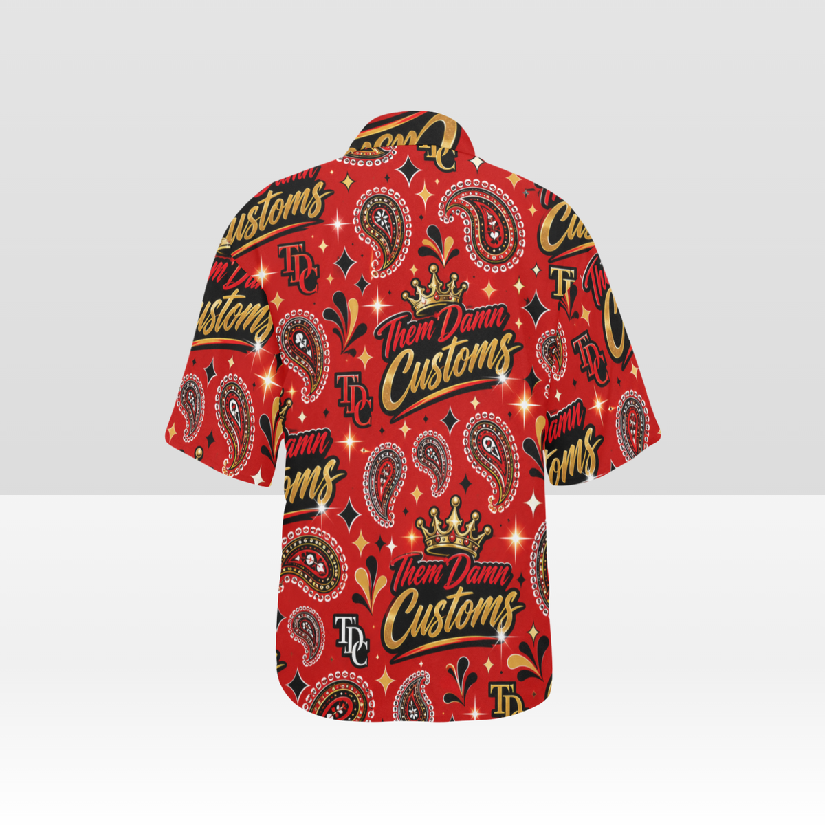 All Over Print Hawaiian Shirt for Women