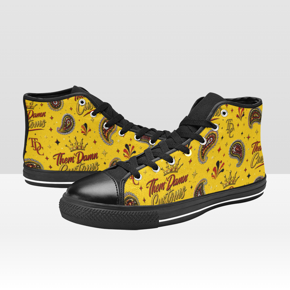 Kids' High Top Canvas Shoes