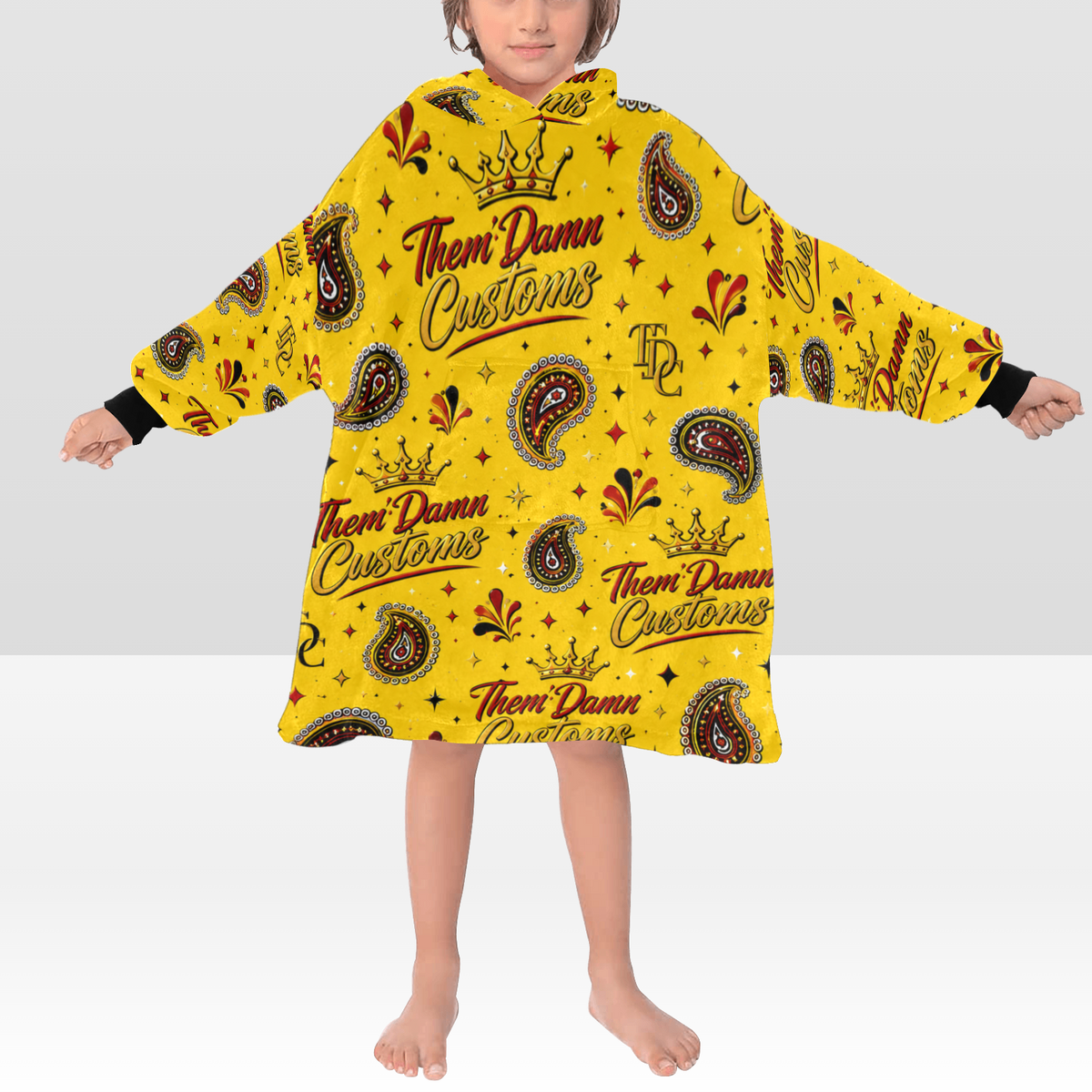 Blanket Hoodie for Little Kids