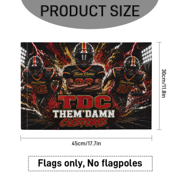 Custom Car Flag (30 x 45cm)