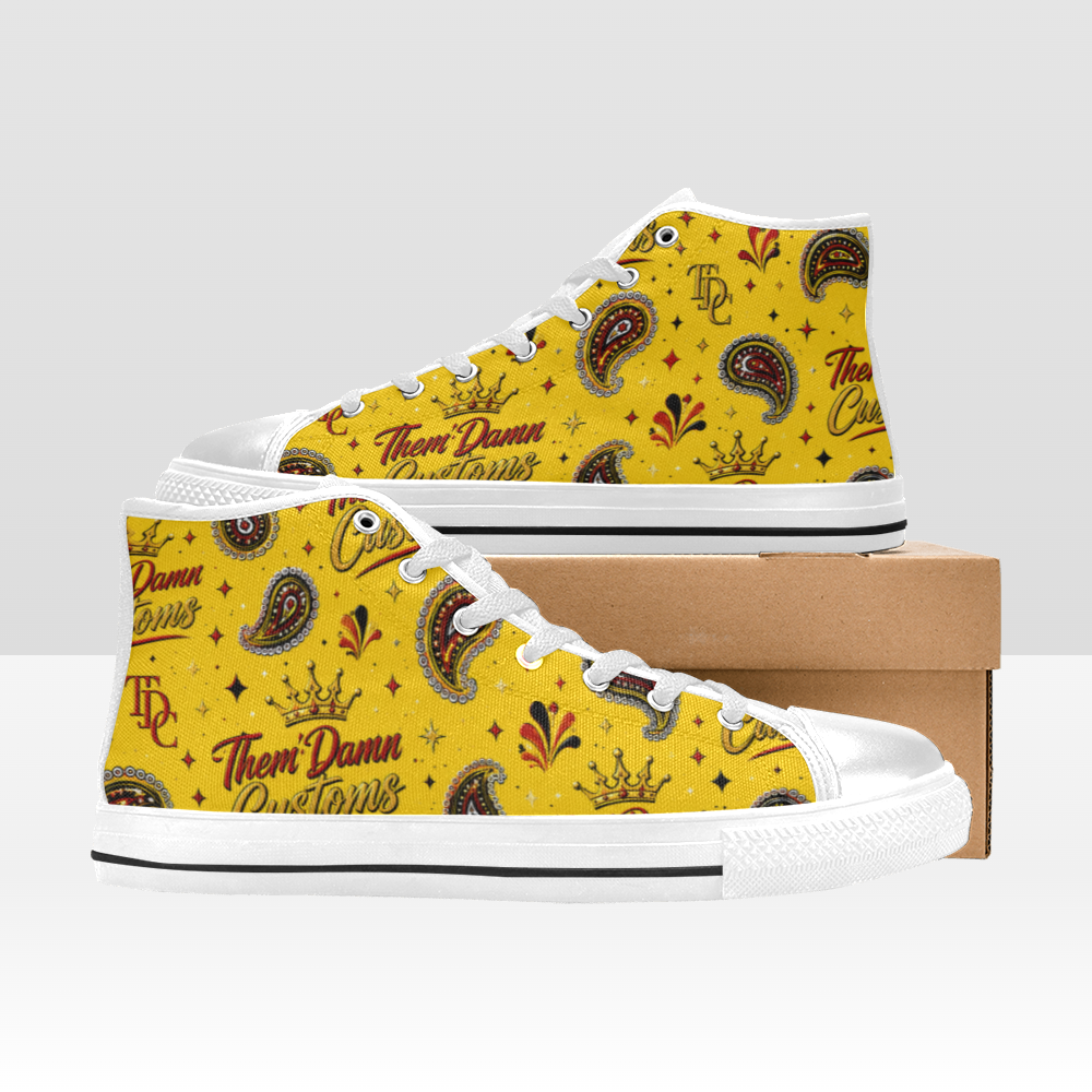 Kids' High Top Canvas Shoes