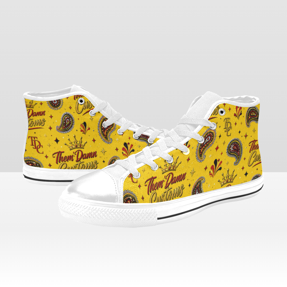 Kids' High Top Canvas Shoes