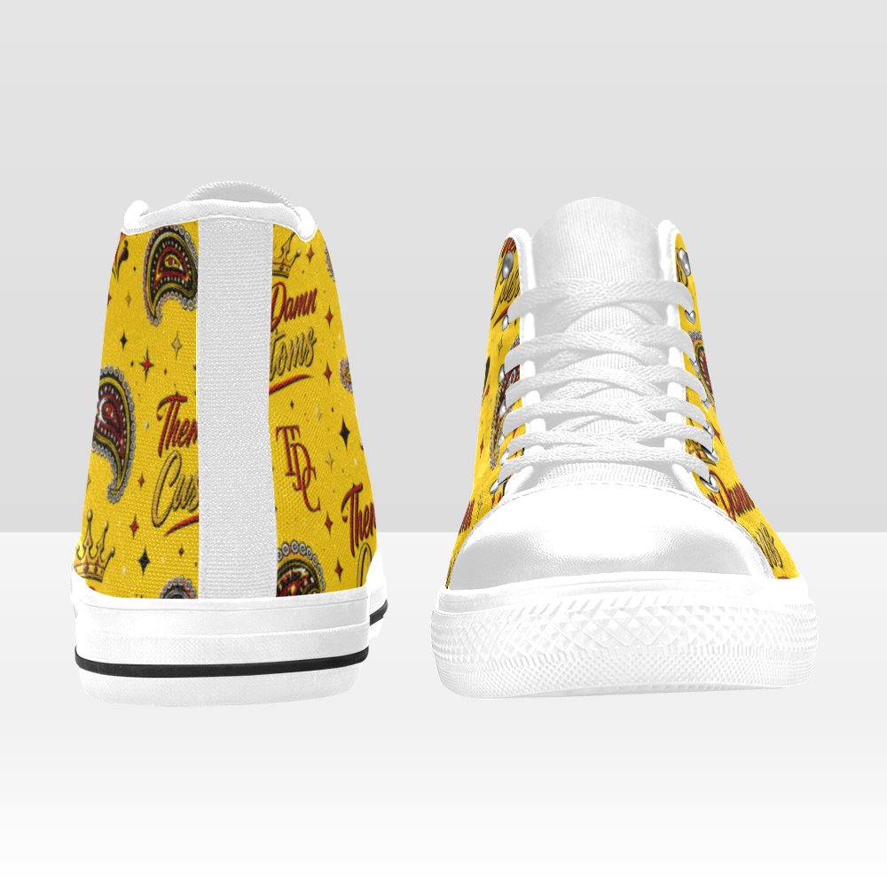 Kids' High Top Canvas Shoes