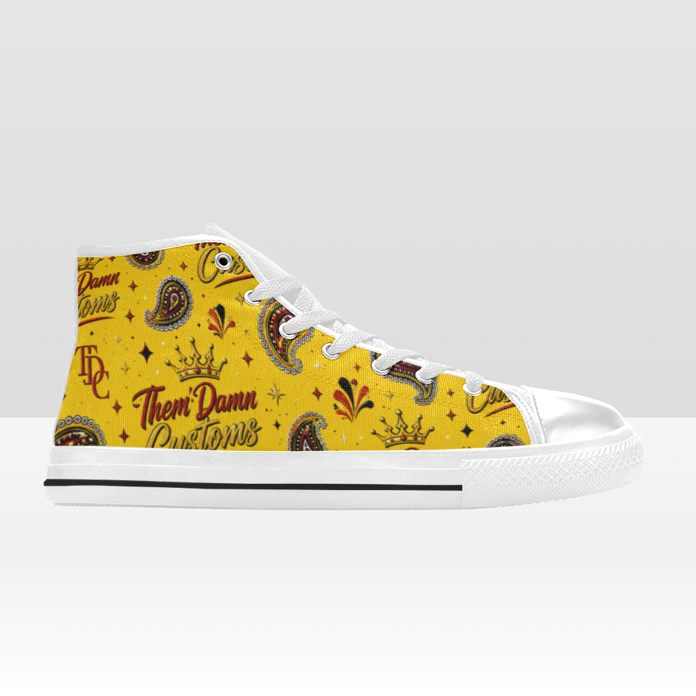 Kids' High Top Canvas Shoes