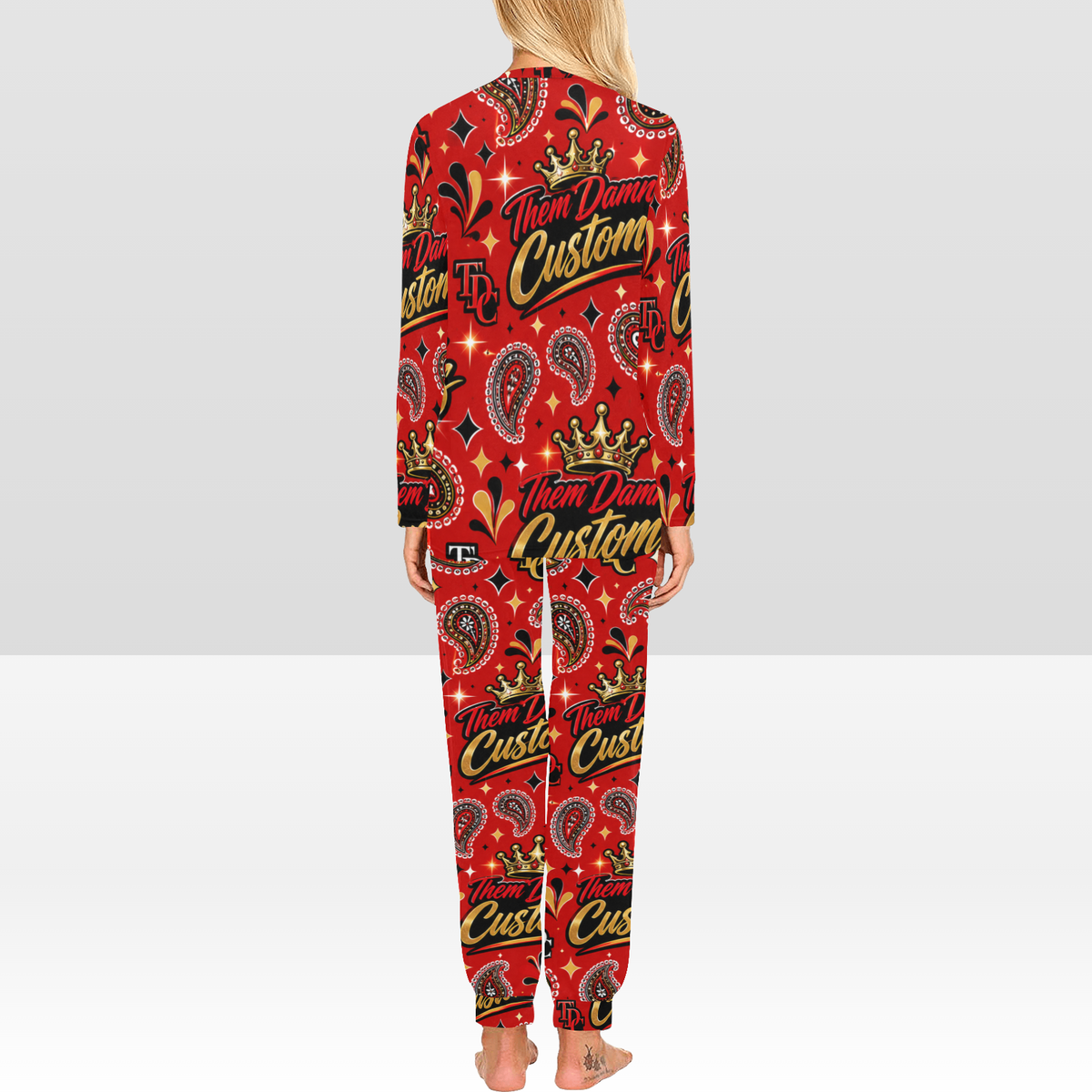 Women's All Over Print Pajama Set