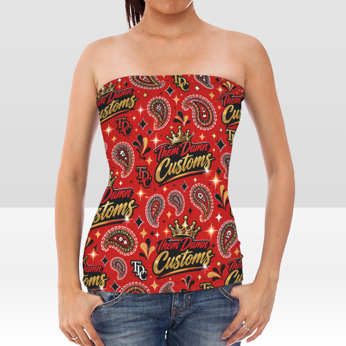 Women's Long Tube Top
