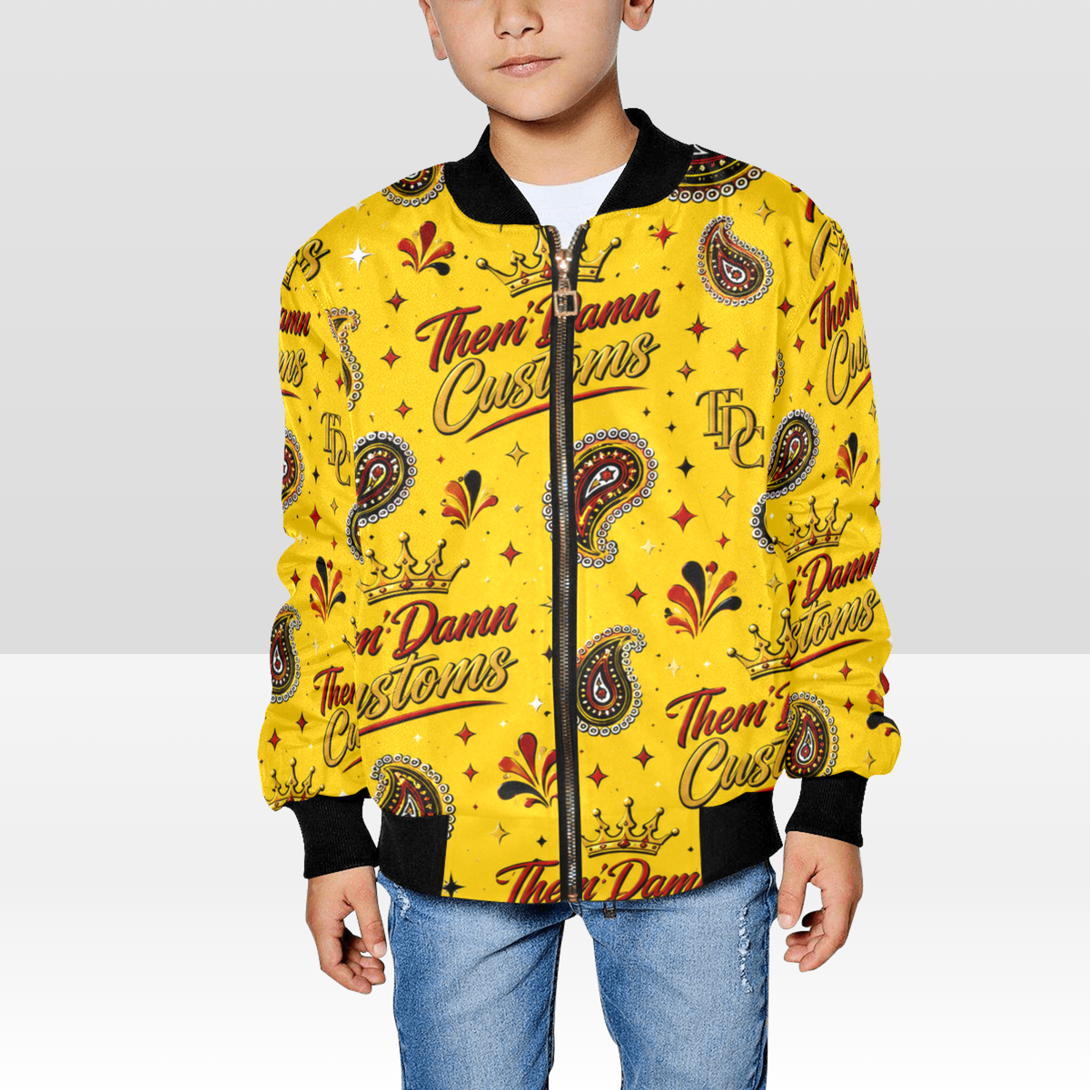 Kids' Bomber Jacket with Pockets