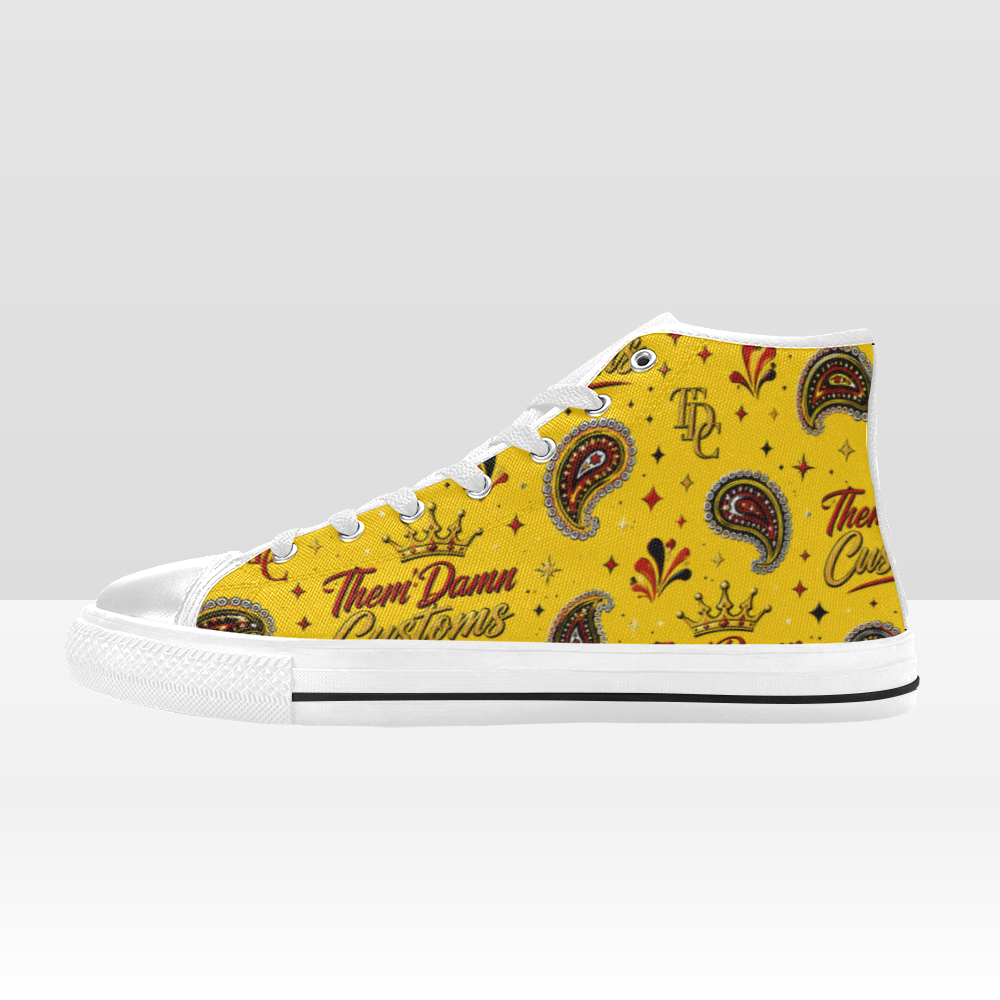 Kids' High Top Canvas Shoes