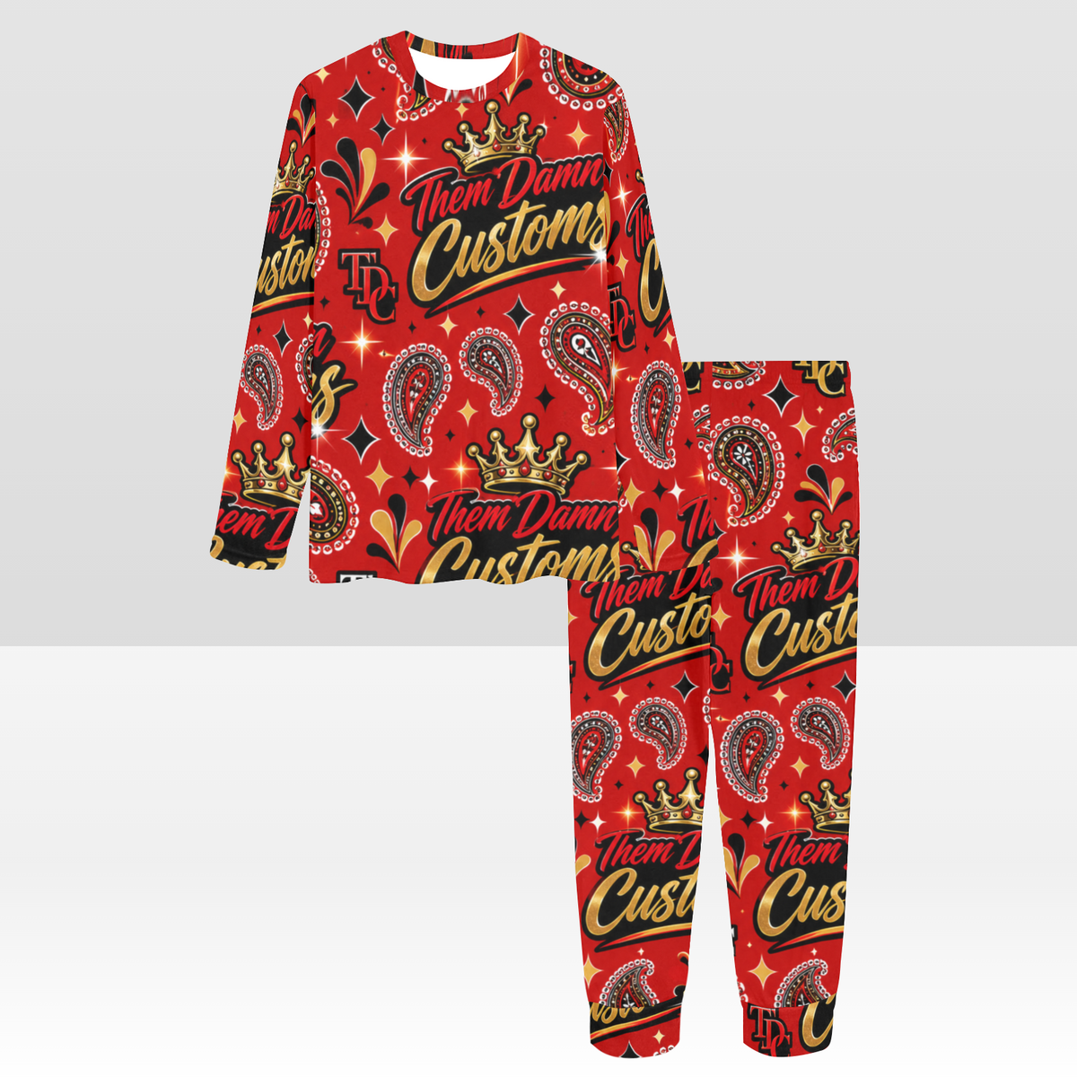 Women's All Over Print Pajama Set
