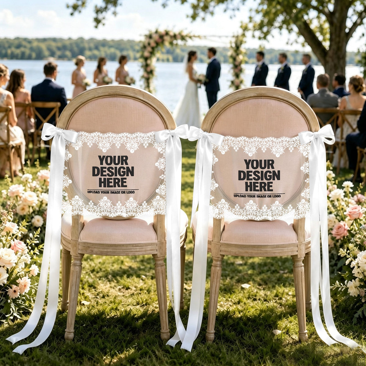 Lace Chair Back Cover (Set of 2)