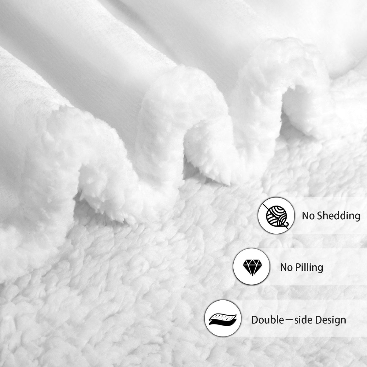 Double-Layer Flannel Sherpa Blanket