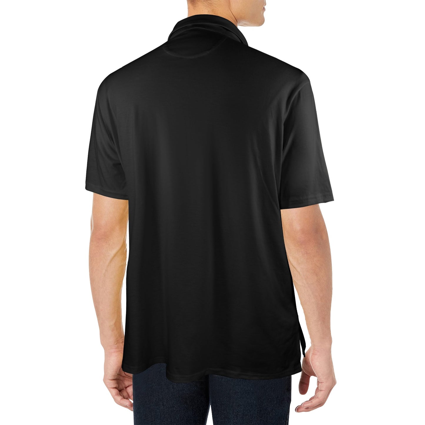 Men's All Over Print Polo Shirt