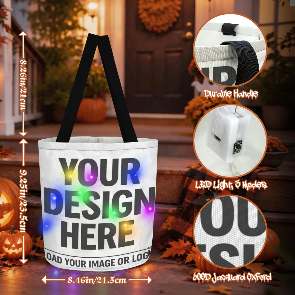 Halloween Multi-Color LED Light-Up Candy Bag