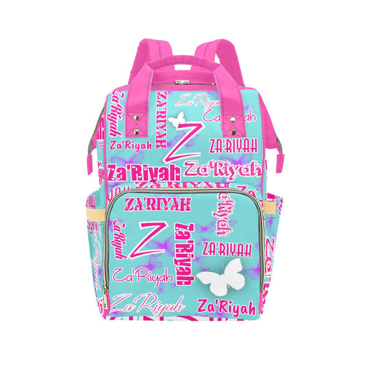 Multi-Function Diaper Backpack/Diaper Bag (All Over Print)