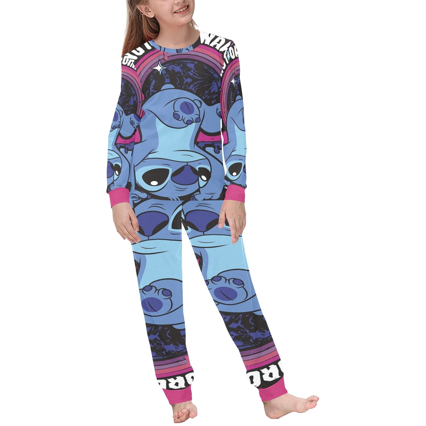 Kids' All Over Print Pajama Set