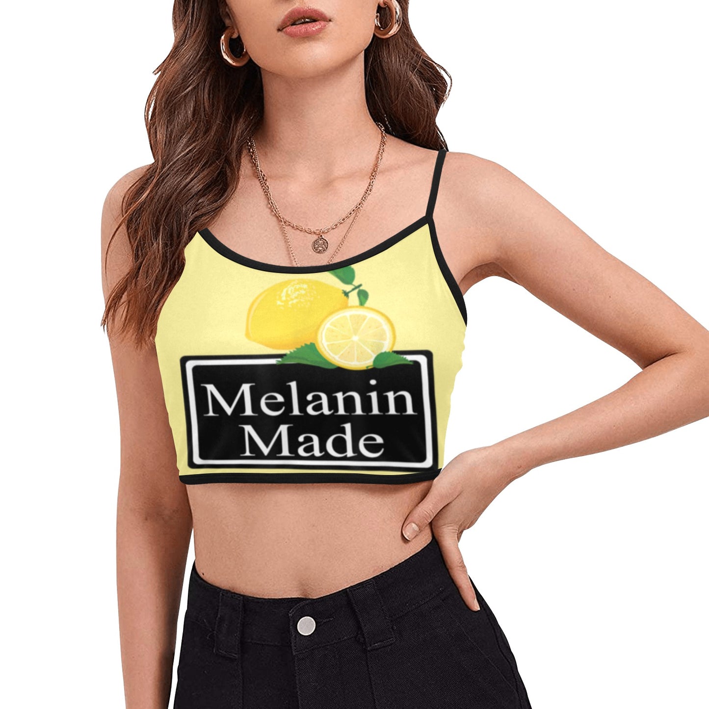 Women's Spaghetti Strap Crop Top (custom)