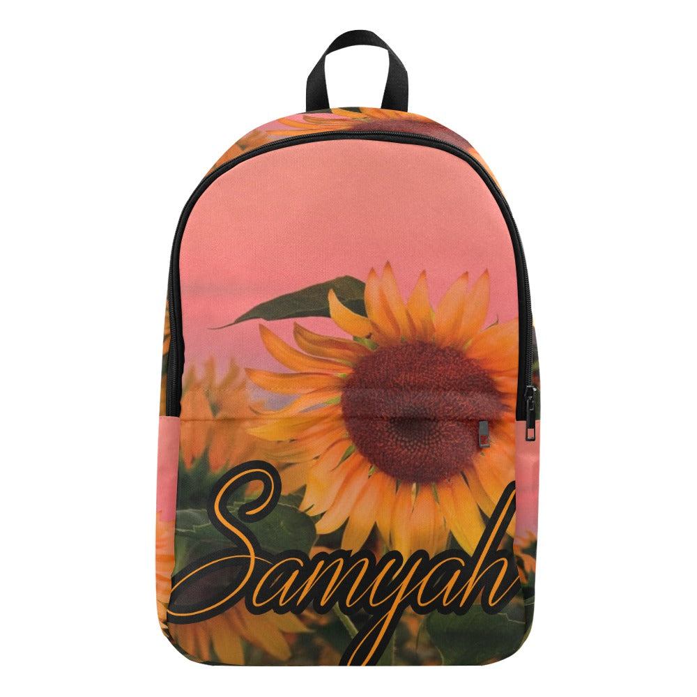 Fabric Backpack for Adult (Sunflowers)