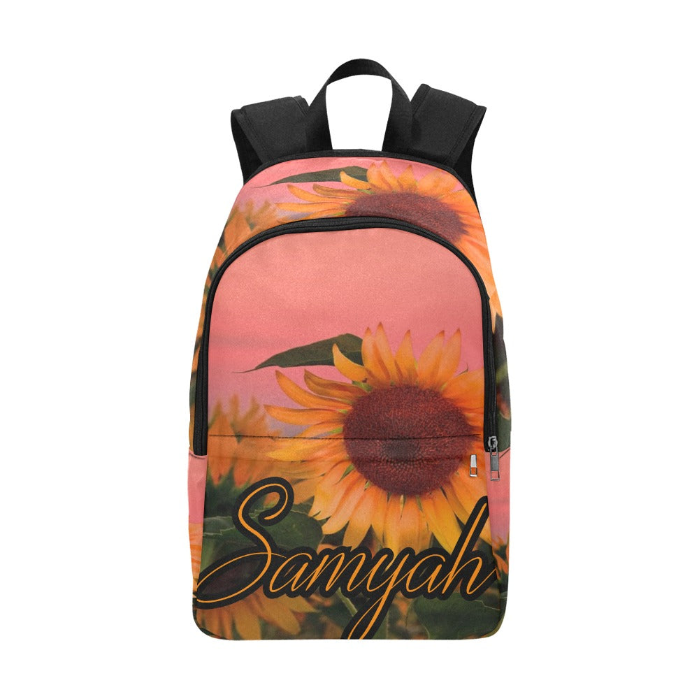 Fabric Backpack for Adult (Sunflowers)