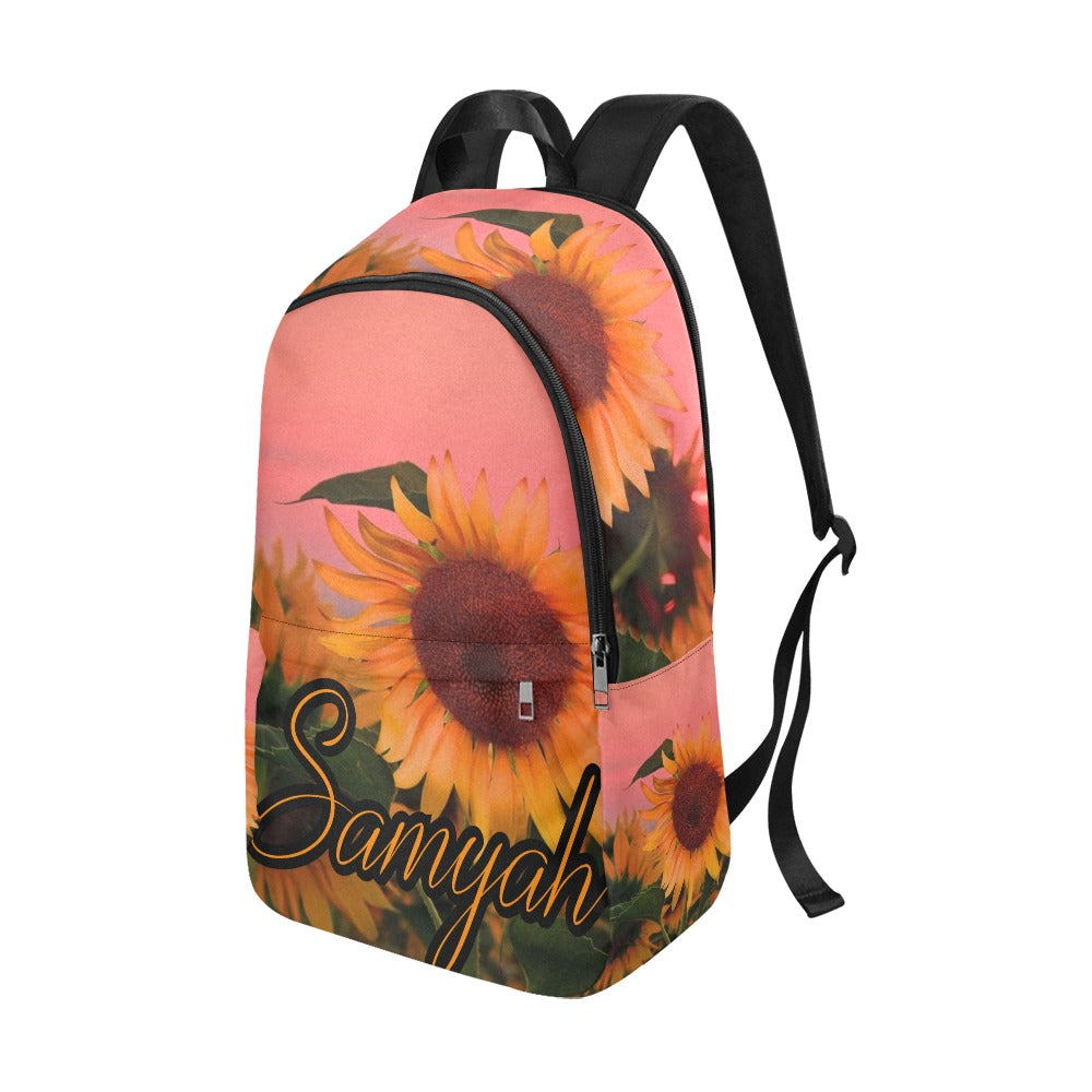 Fabric Backpack for Adult (Sunflowers)