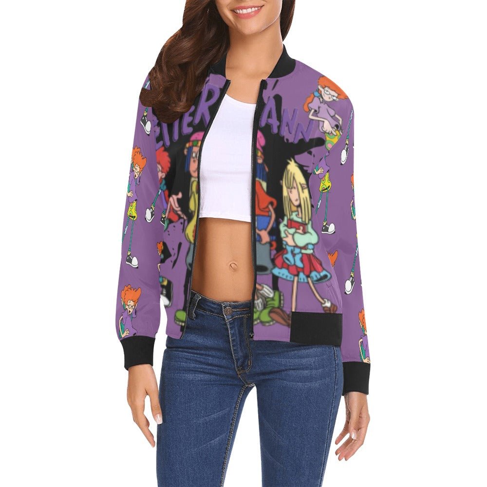 Women's All Over Print Bomber Jacket (Custom)