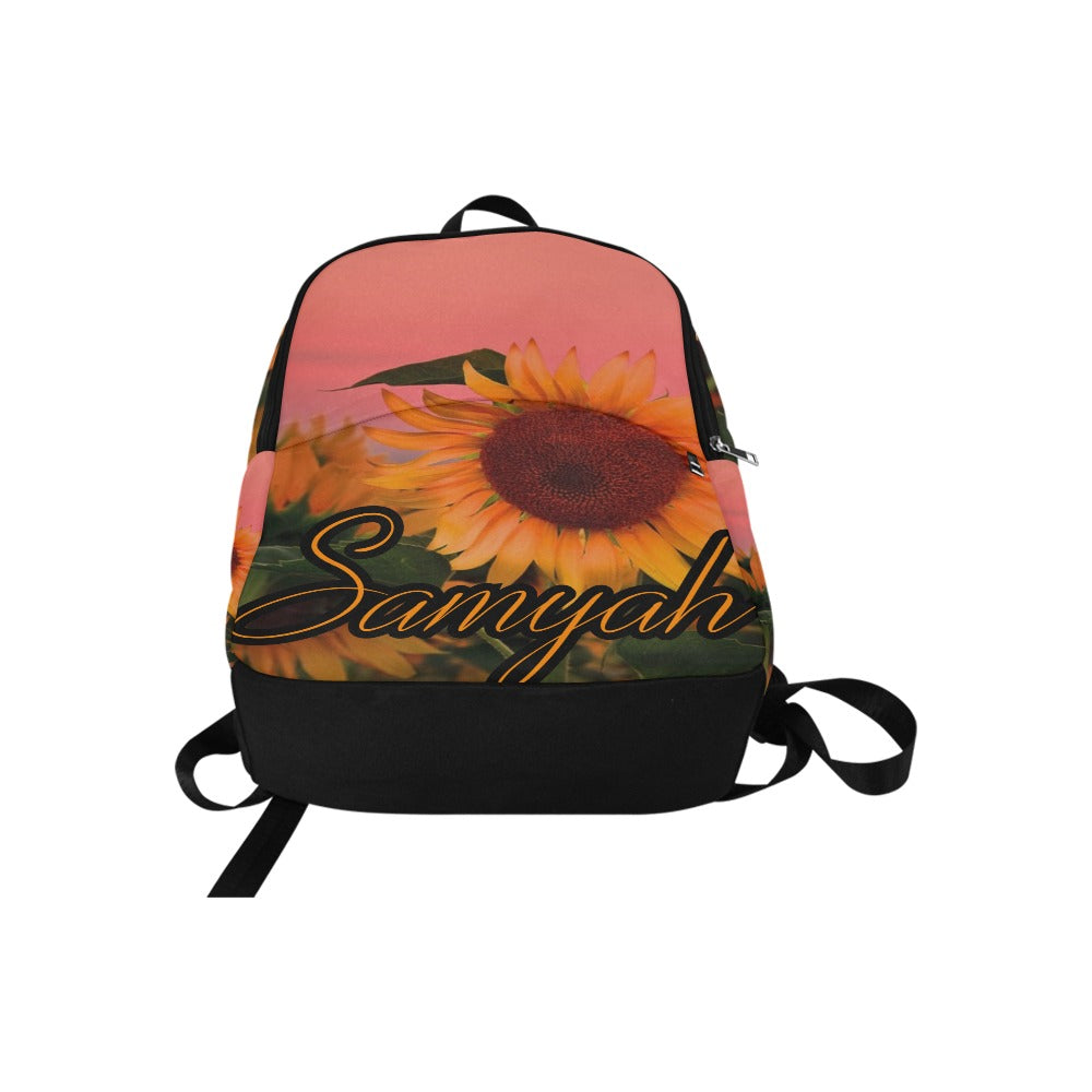 Fabric Backpack for Adult (Sunflowers)